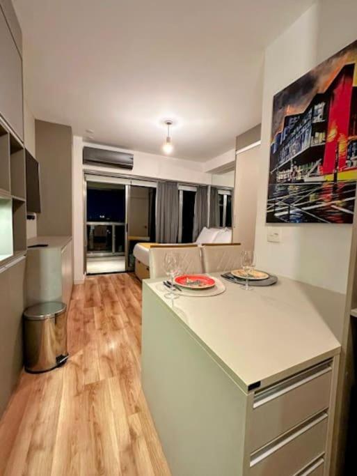 Апартаменты Studio Com Vista Incrivel 22º Andar Сан-Пауло Экстерьер фото