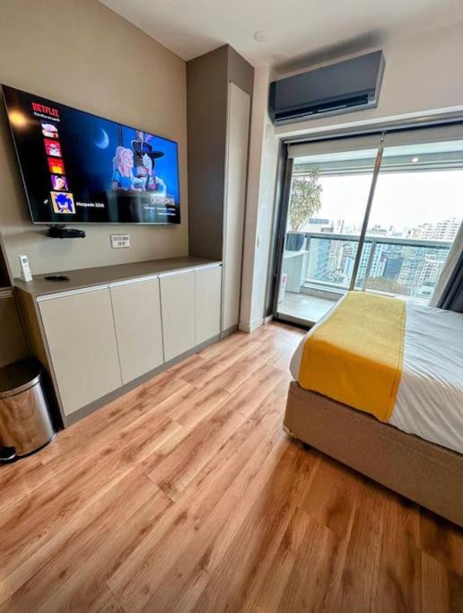 Апартаменты Studio Com Vista Incrivel 22º Andar Сан-Пауло Экстерьер фото